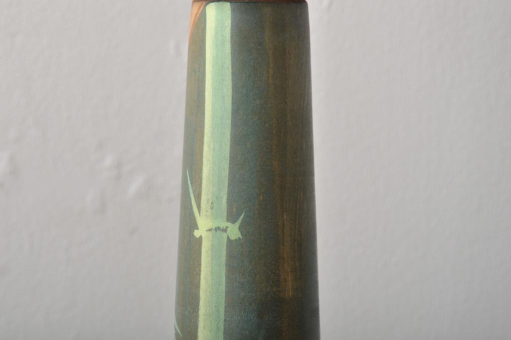 古い　一雪　銘　伝統こけし　30cm(郷土玩具)(R-044718)