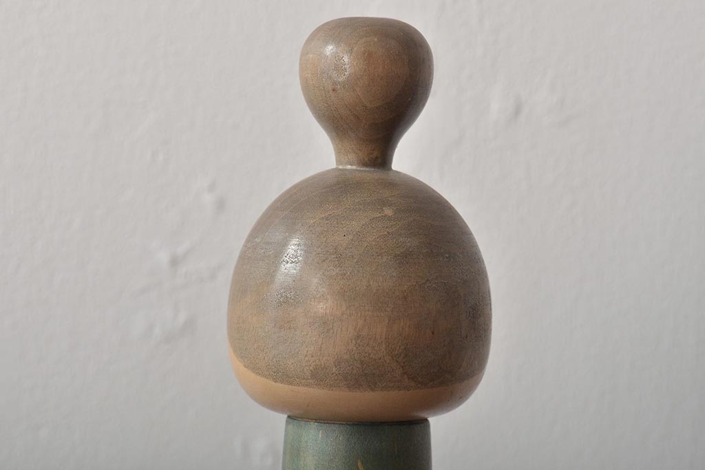 古い　一雪　銘　伝統こけし　30cm(郷土玩具)(R-044718)