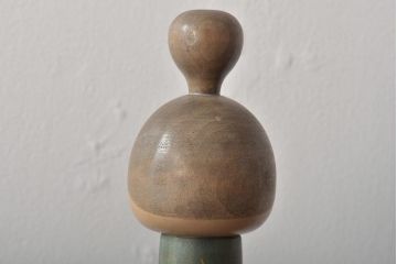 古い　一雪　銘　伝統こけし　30cm(郷土玩具)(R-044718)