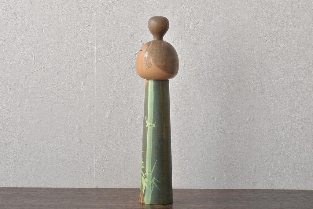 古い　一雪　銘　伝統こけし　30cm(郷土玩具)(R-044718)