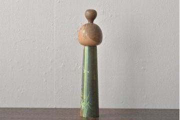 古い　一雪　銘　伝統こけし　30cm(郷土玩具)(R-044718)