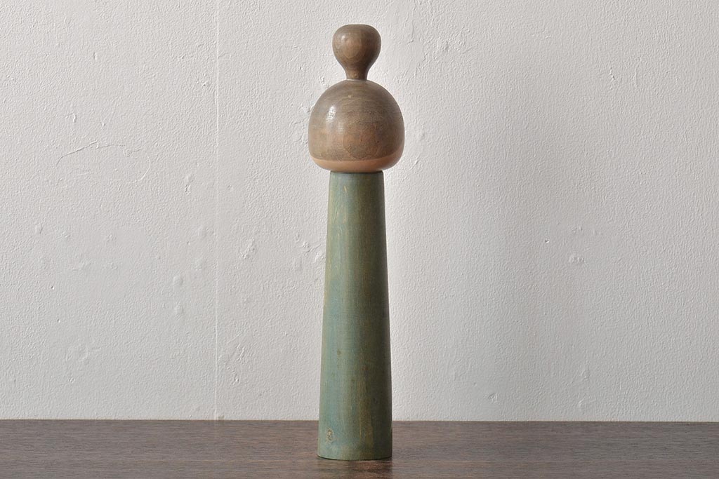 古い　一雪　銘　伝統こけし　30cm(郷土玩具)(R-044718)