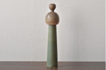 古い　一雪　銘　伝統こけし　30cm(郷土玩具)(R-044718)