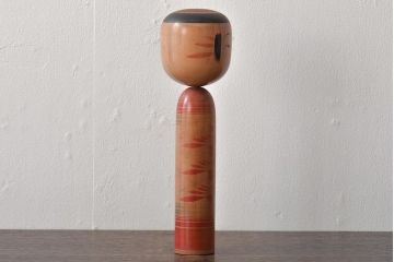 鎌田文市作　伝統こけし　25cm　六八才(郷土玩具)(R-044719)