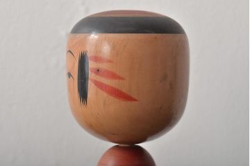 鎌田文市作　伝統こけし　25cm　六八才(郷土玩具)(R-044719)