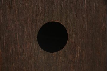ラフジュ工房オリジナル　古金具リメイク　前板栗材　ヒノキ材　フラップダウン扉が使いやすい和モダンなコーナーテレビ台(キャビネット、テレビボード、収納棚)(R-044728)
