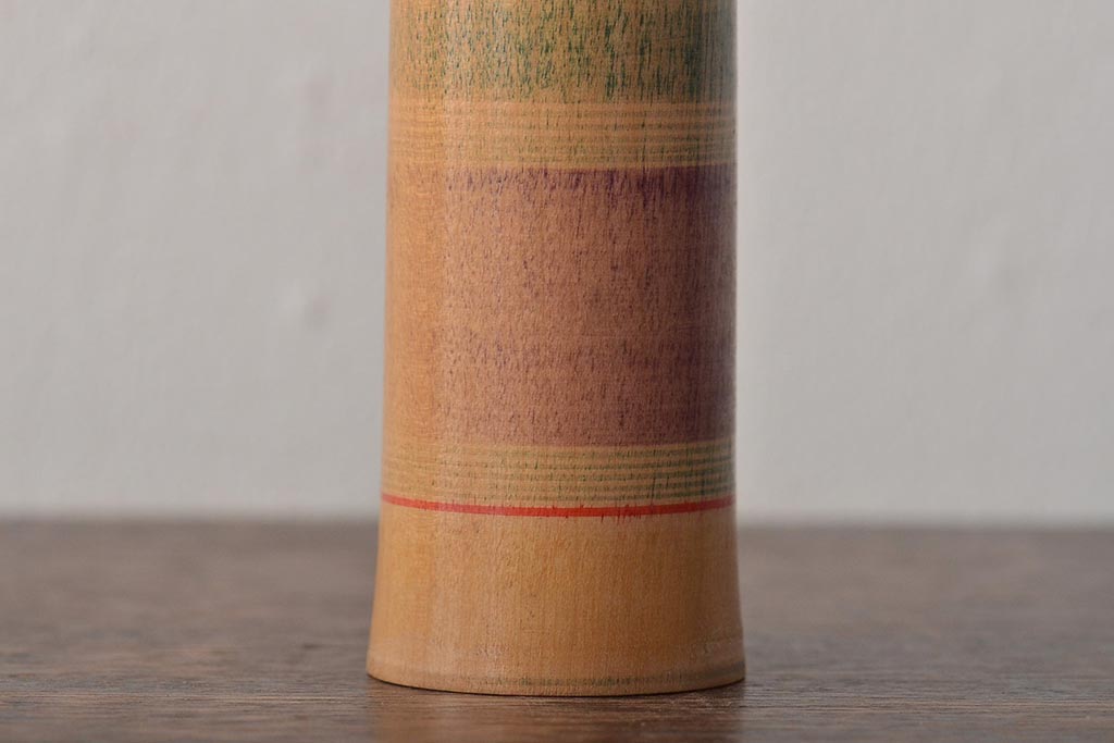 鎌田文市作　伝統こけし　24cm　七十二才(郷土玩具)(R-044734)