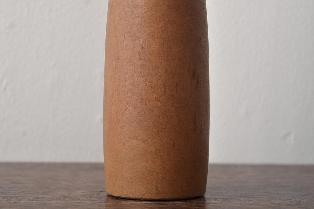 古い　花巻こけし　29.5cm　宮沢賢治　「雨ニモ負ケズ」　詩入(郷土玩具)(R-044735)