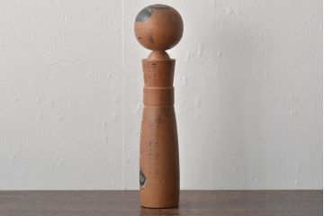 古い　花巻こけし　29.5cm　宮沢賢治　「雨ニモ負ケズ」　詩入(郷土玩具)(R-044735)