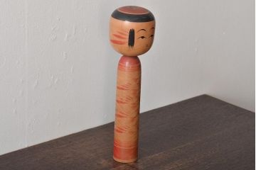 鎌田文市作　伝統こけし　35cm　六八才(郷土玩具)(R-044736)