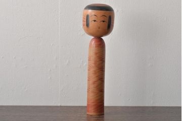 鎌田文市作　伝統こけし　35cm　六八才(郷土玩具)(R-044736)