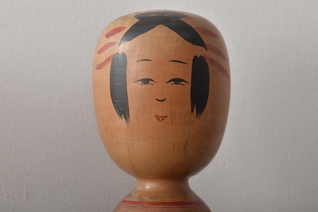 古い　伝統こけし5本(郷土玩具、英裕、阿部国敏、靖など)(R-044740)