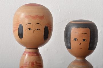 古い　伝統こけし7本(はしめ、かつら、春男、郷土玩具)(R-044742)