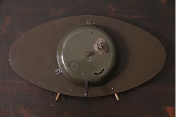 ジャンク品　ヴィンテージ雑貨　Westclox　ウェストクロックス・スコットランド　テンプ式　置き時計(ぜんまい時計、ビンテージ)(R-044744)