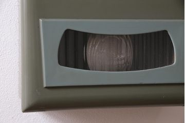 和製アンティーク　タカノ(高野精密工業)　電池式　文字盤が可愛いレトロポップな振り子時計(柱時計、壁掛け時計)(R-044745)