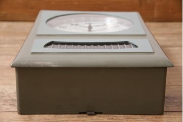 和製アンティーク　タカノ(高野精密工業)　電池式　文字盤が可愛いレトロポップな振り子時計(柱時計、壁掛け時計)(R-044745)