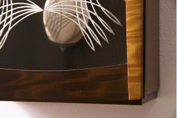 昭和レトロ　EIKEISHA(栄計舎)　SUPER DELUXE　高級感漂う振り子掛時計(柱時計、壁掛け時計)(R-044747)