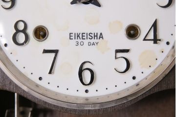 昭和レトロ　EIKEISHA(栄計舎)　SUPER DELUXE　高級感漂う振り子掛時計(柱時計、壁掛け時計)(R-044747)