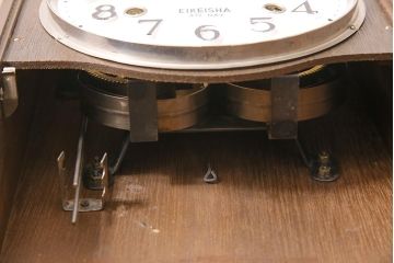 昭和レトロ　EIKEISHA(栄計舎)　SUPER DELUXE　高級感漂う振り子掛時計(柱時計、壁掛け時計)(R-044747)