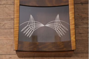 昭和レトロ　EIKEISHA(栄計舎)　SUPER DELUXE　高級感漂う振り子掛時計(柱時計、壁掛け時計)(R-044747)