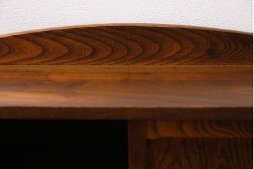 和製アンティーク　昭和初期　栗材　様々な用途に使える小さな戸棚(収納棚)(R-044750)