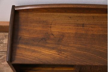 和製アンティーク　昭和初期　栗材　様々な用途に使える小さな戸棚(収納棚)(R-044750)