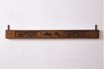 アンティーク雑貨　栓材　和空間にぴったりな透かし入りの帽子掛け(壁付け)(R-044758)