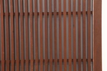 アンティーク建具　和製アンティーク　大正昭和初期　幅広　存在感抜群の格子戸2枚セット　(R-044764)