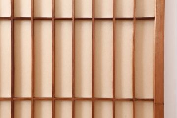 ヴィンテージ建具 　昭和中期　和レトロな雰囲気漂う障子戸4枚セット　(R-044768)