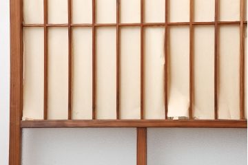 ヴィンテージ建具 　昭和中期　和レトロな雰囲気漂う障子戸4枚セット　(R-044768)