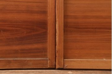 ヴィンテージ建具 　昭和中期　和レトロな雰囲気漂う障子戸4枚セット　(R-044768)