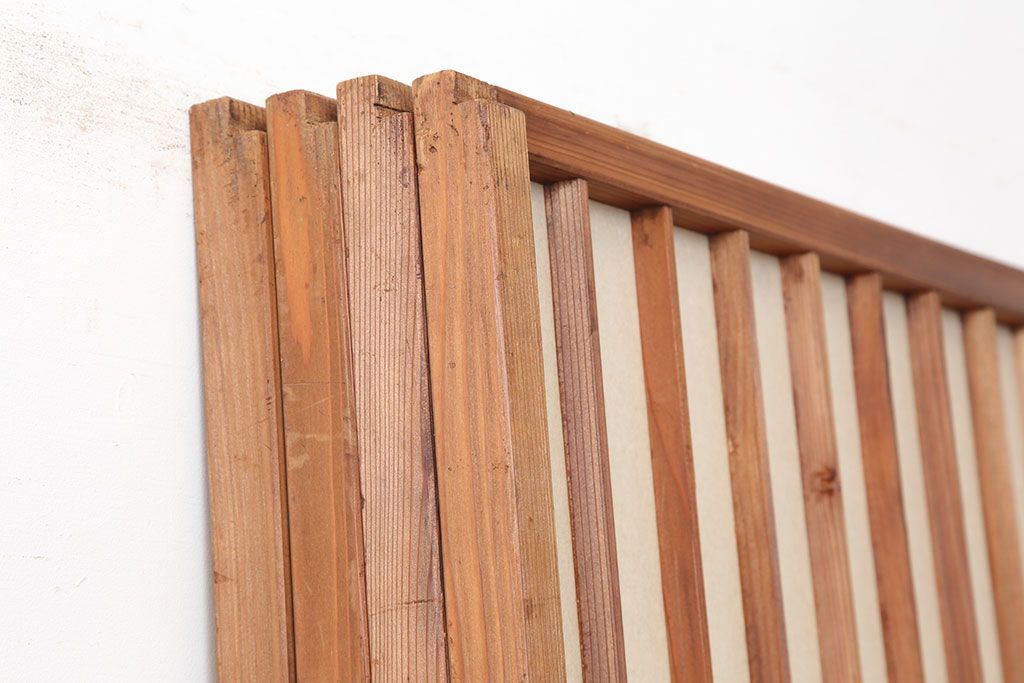 ヴィンテージ建具 　昭和中期　和レトロな雰囲気漂う障子戸4枚セット　(R-044768)