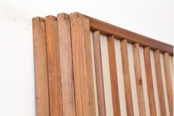 ヴィンテージ建具 　昭和中期　和レトロな雰囲気漂う障子戸4枚セット　(R-044768)