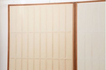 ヴィンテージ建具 　昭和中期　和レトロな雰囲気漂う障子戸4枚セット　(R-044768)