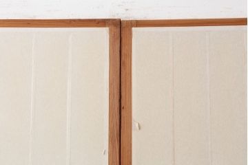 ヴィンテージ建具 　昭和中期　和レトロな雰囲気漂う障子戸4枚セット　(R-044768)