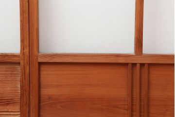 ヴィンテージ建具 　昭和中期　和レトロな雰囲気漂う障子戸4枚セット　(R-044768)