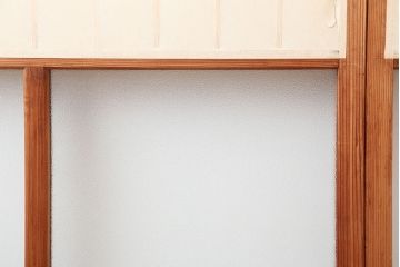 アンティーク建具 　和レトロな雰囲気漂う障子戸4枚セット(引き戸、建具)(R-044768)