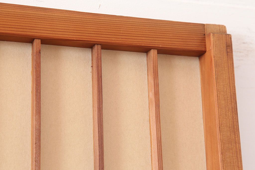 ヴィンテージ建具　昭和中期 　和レトロな雰囲気漂う障子戸4枚セット(R-044769)