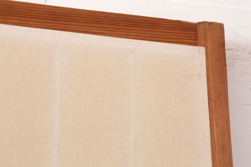 ヴィンテージ建具　昭和中期 　和レトロな雰囲気漂う障子戸4枚セット(R-044769)