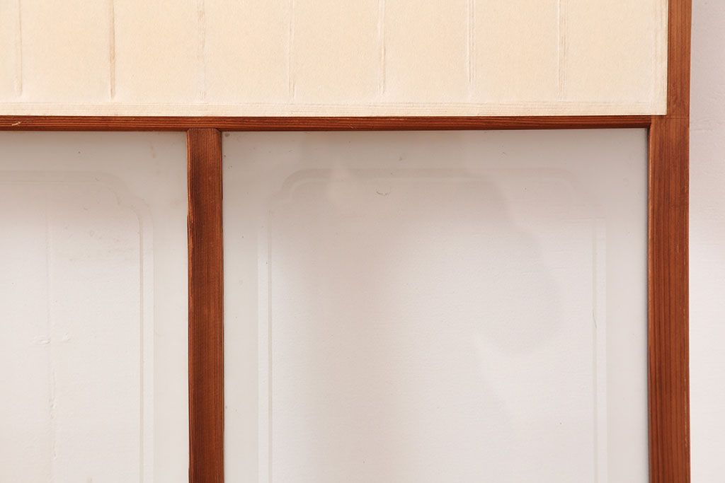 ヴィンテージ建具　昭和中期 　和レトロな雰囲気漂う障子戸4枚セット(R-044769)