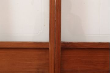 ヴィンテージ建具　昭和中期 　和レトロな雰囲気漂う障子戸4枚セット(R-044769)