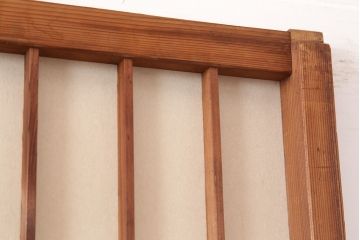 ヴィンテージ建具　昭和中期　和レトロな雰囲気漂う障子戸4枚セット　(R-044770)