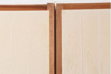 アンティーク建具 　和レトロな雰囲気漂う障子戸4枚セット(引き戸、建具)(R-044770)