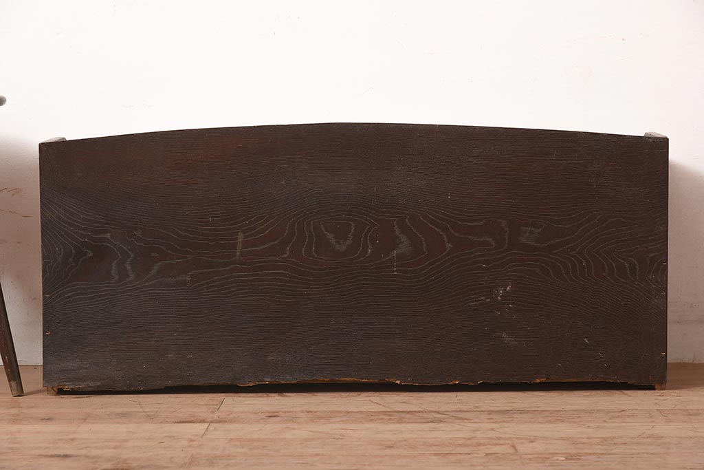 アンティーク家具　和モダンスタイルなどにおすすめな栓材製のローボード(収納棚、戸棚)(R-044773)