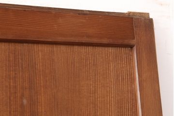 アンティーク家具　古民家スタイルにおすすめな板戸2枚セット(戸襖、引き戸、建具)(R-044778)