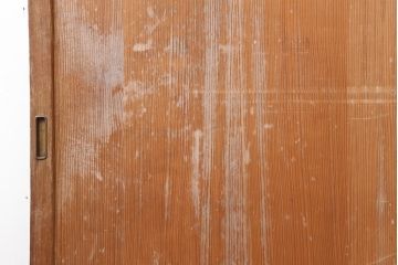 アンティーク家具　古民家スタイルにおすすめな板戸2枚セット(戸襖、引き戸、建具)(R-044778)