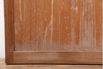 アンティーク家具　古民家スタイルにおすすめな板戸2枚セット(戸襖、引き戸、建具)(R-044778)