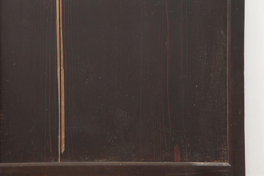 アンティーク建具　和製アンティーク　明治期　格調高い和を演出する帯戸4枚セット　(R-044785)