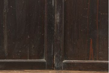 アンティーク建具　和製アンティーク　明治期　格調高い和を演出する帯戸4枚セット　(R-044785)