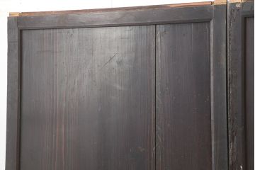 アンティーク建具　和製アンティーク　明治期　格調高い和を演出する帯戸4枚セット　(R-044785)